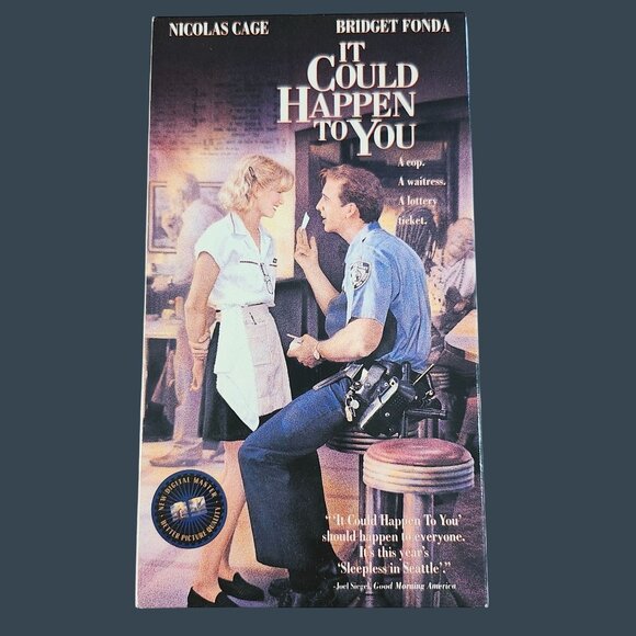 It Could Happen To You VHS Nicolas Cage Bridget Fonda Columbia TriStar - Picture 1 of 3